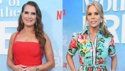 Brooke Shields Goes Fiery Red in Hervé Léger Dress, Cheryl Hines Blooms in Florals and More From the ‘Mother of the Bride’ Screening