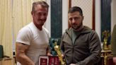 Sean Penn Gives Oscar Statuette to Ukrainian President Volodymyr Zelenskyy: ‘When You Win, Bring It Back to Malibu’