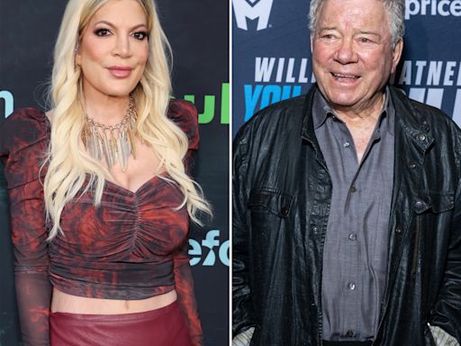 Tori Spelling and William Shatner Have Wide-Ranging Chat About OnlyFans, Orgasms, Enemas and More