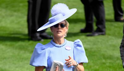 Princess Anne's Daughter Zara Tindall Channeled Cinderella in a Princess Blue Gown at Royal Ascot