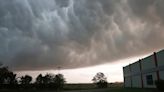 Tornado overturns trucks and damages homes as Texas and Oklahoma residents told to seek shelter