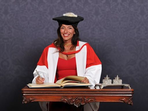 Davina McCall ‘chuffed’ with honorary degree for championing women’s health