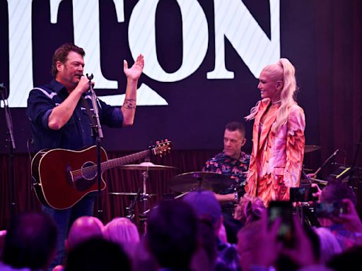 Gwen Stefani joins Las Vegas Strip gala honoring Blake Shelton