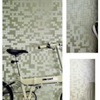 [禾豐窗簾坊]光澤金屬感仿磁磚拼貼馬來西亞進口壁紙(2色)/壁紙裝潢施工