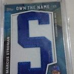 MARCUS STROMAN TOPPS OWN THE NAME 字母卡 1／1