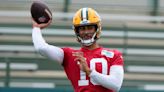 Packers QB Jordan Love at OTAs while looking for new contract