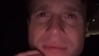 Olly Murs visibly fights back tears as he pays emotional tribute to X Factor co-star Caroline Flack