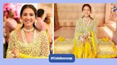 Details of Radhika Merchant's Haldi outfit made of 1000 fresh Mogra & 90 Genda flowers revealed