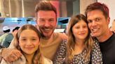 Daddy-daughter dates! Tom Brady and David Beckham share photos from group hang with kids