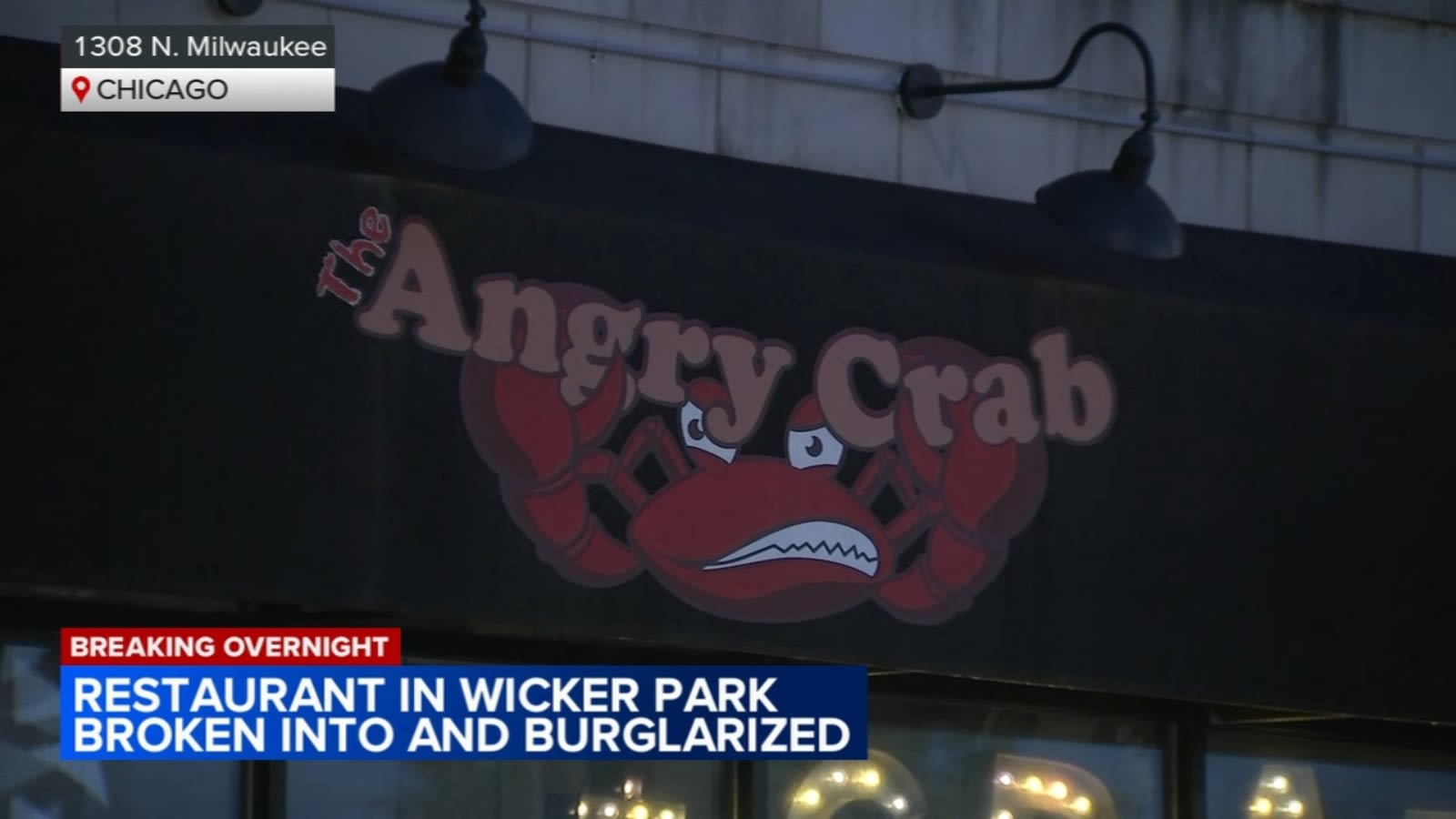Burglars break into 'The Angry Crab' restaurant in Wicker Park, Chicago police say