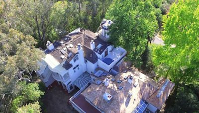 Filmmaker’s former Sacramento estate with 1880s farmhouse, unique mansion for sale. See it