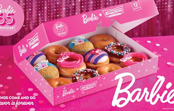 Krispy Kreme celebrates Barbie's 65th anniversary with new donuts