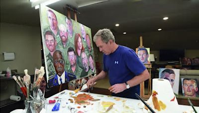 George W Bush’s portraits of veterans heading to Disney World