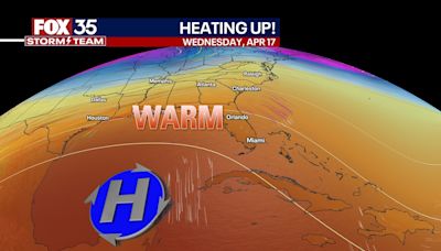 Orlando weather: Highs to reach the 90s across Central Florida