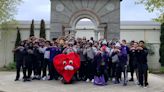UW Football Players Walk to Support Heart Health Awareness