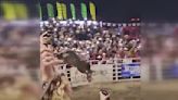 Rodeo Descends Into Panic as Bull Leaps Fence and Charges Attendees