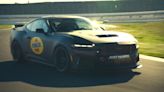 Logano experiences hand-control Mustang with Torsten Gross