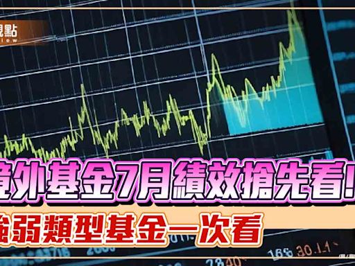 境外基金7月績效表秒懂！生技、公用事業基金最猛 科技、台股基金落漆