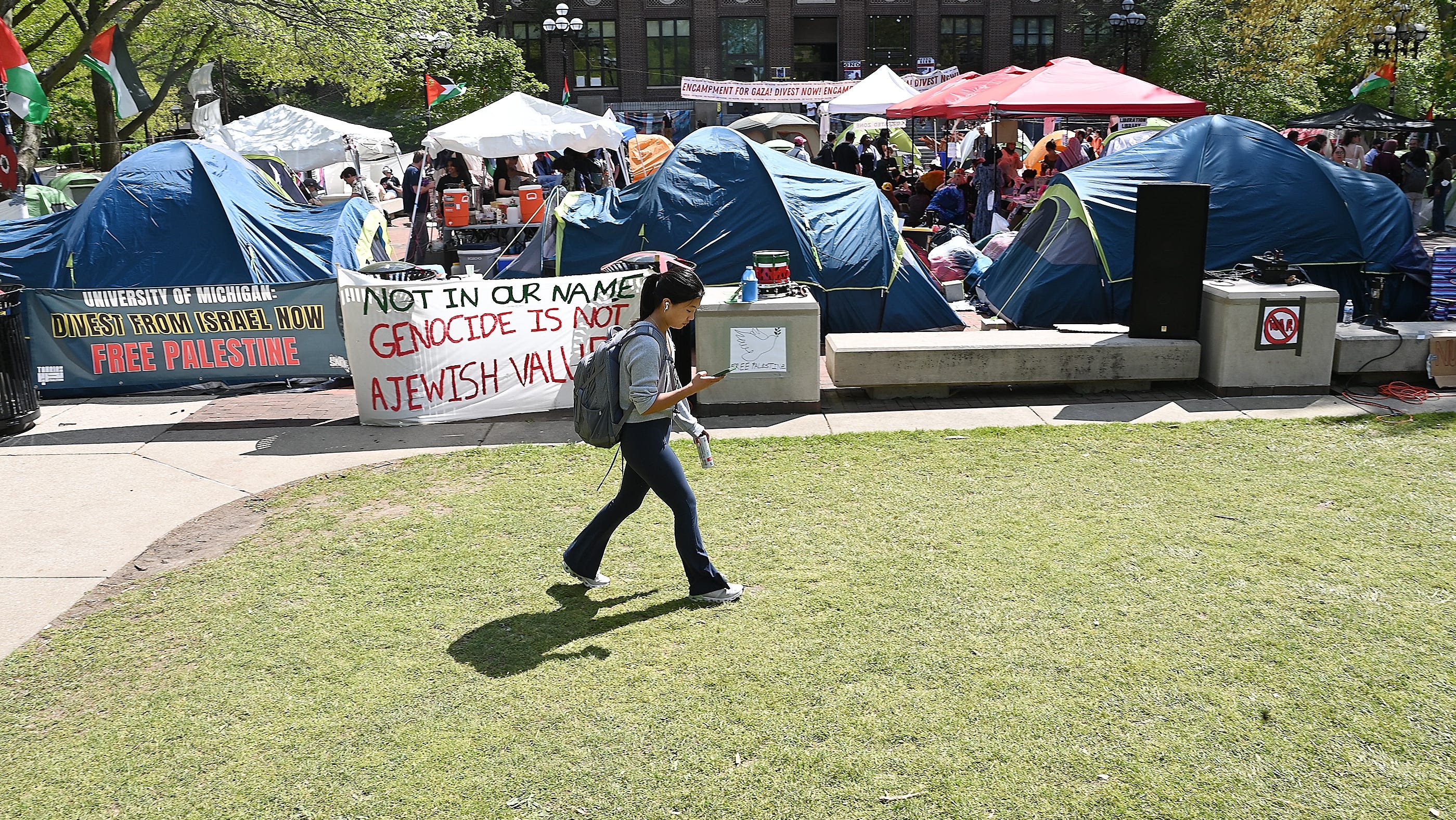 Divestment demands over Israel collide with Michigan university rejection