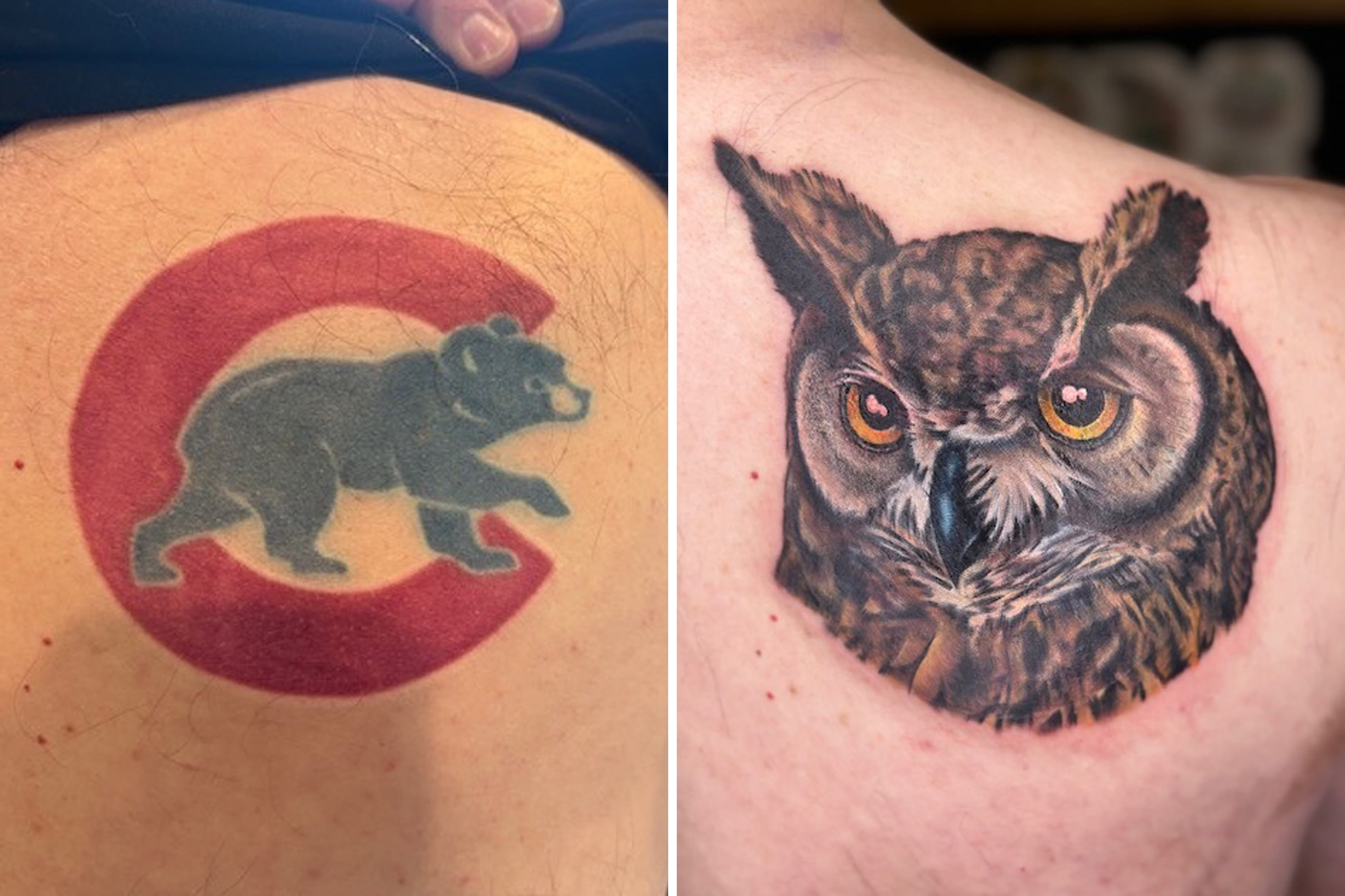 He followed the Cubs as a kid battling cancer. But now he's covered up his tattoo.