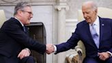 Biden ‘on good form’ during chat, says Starmer, as PM dismisses criticism President isn't fit to run for second term