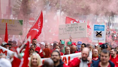 Threatened Audi Plant Closure Sparks Broad Brussels Protest