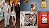 Actor Billy Zane's abstract expressionist works paired brilliantly with Charlotte Rose's pop art at Red Lion Inn art exhibit