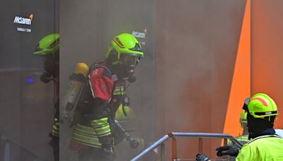 McLaren evacuate Spanish Grand Prix hospitality suite after fire breaks out