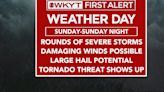 FIRST ALERT WEATHER DAY | Severe threat for our Sunday afternoon into the overnight