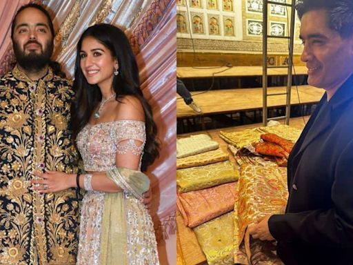 Manish Malhotra reveals it was Nita Ambani's vision to embrace Indian textile at Anant and Radhika's wedding attire