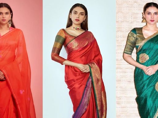 5 times Aditi Rao Hydari slayed in a saree, perfect for your next wedding invitation; take cues