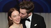 Emma Stone & Husband Dave McCary Show Rare PDA With Oscars Party Kiss