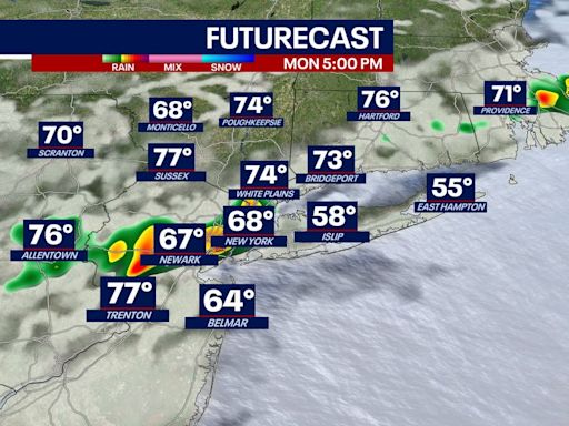 NYC weather: Will this week's showers clear in time for Mother's Day?