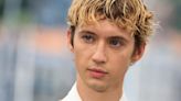 Troye Sivan's powder room is painted in an unexpectedly bold color that makes it feel elevated and bijou