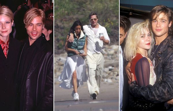 Brad Pitt, Ines de Ramon dress alike on romantic beach stroll: 5 times he dressed like his famous girlfriends