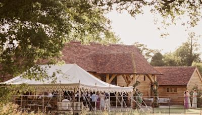 Surrey couple transform home into UK's best £10k wedding venue