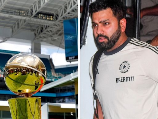 Watch: Rohit Sharma enjoys date with NBA trophy ahead of T20 World Cup 2024