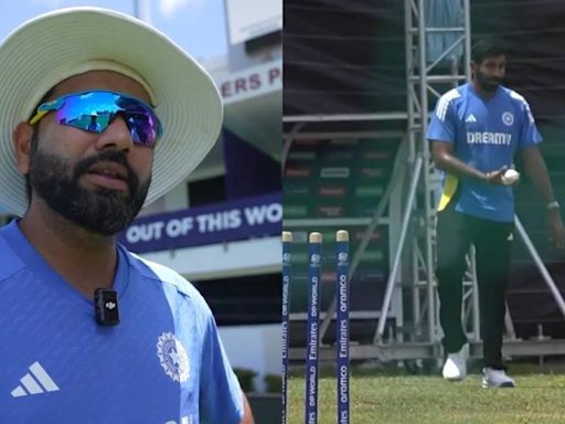 'How is the pitch?' Rohit Sharma asks Jasprit Bumrah before India's Super 8 match against Afghanistan. His reply...
