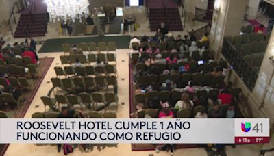 Hotel Roosevelt cumple un año funcionando como refugio