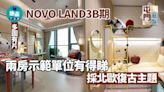 NOVO LAND第3B期示範單位｜453及417呎兩房有得睇 採北歐復古主題｜多圖有片 | am730