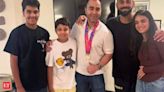 In Pictures: Virat Kohli celebrates T20 World Cup victory with family in Delhi