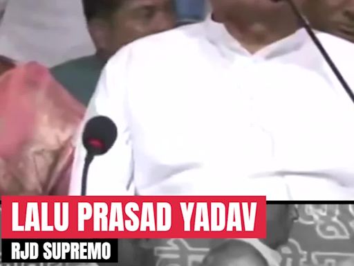 'Modi-Led NDA Govt To Collapse In August': India Bloc Leader Lalu Prasad Yadav | News - Times of India Videos