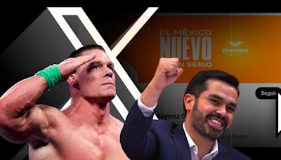 John Cena sorprende a fanáticos de la lucha libre mexicana; sigue a Jorge Álvarez Máynez en ‘X’