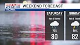 FIRST ALERT WEATHER - Showers and storms throughout the weekend