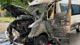 Four passengers injured after Russians target bus of Ukrainian civilians in Nikopol