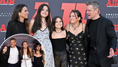 Matt Damon’s kids: Meet his 4 daughters with wife Luciana Barroso