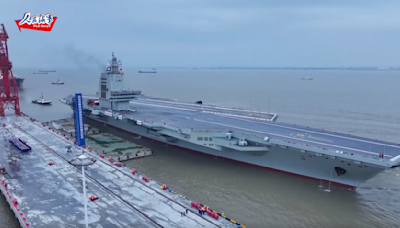 China's new aircraft carrier enters next stage, images show
