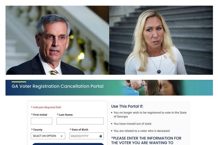 Marjorie Taylor Greene’s and Brad Raffensperger’s Voter Registrations Targeted in Georgia’s New Online Portal