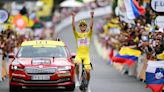 Tour de France: Tadej Pogačar takes stunning solo win on stage 19 to secure yellow jersey