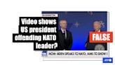 Posts miscaption videos of Biden's NATO remarks